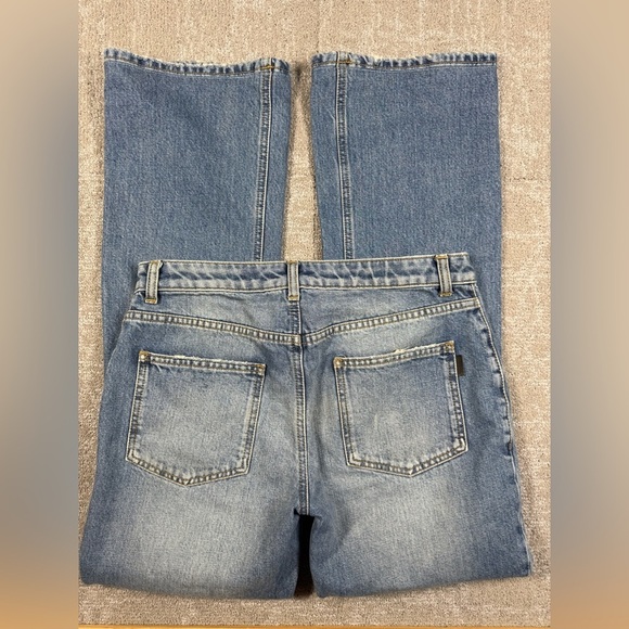 Saint Laurent YSL Y2K Exposed Button Fly Bootcut D27 Jean Sz 28 - Picture 9 of 10